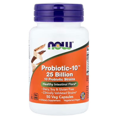 Now Foods Probiotic-10 25 Billion 50 Veg Cap