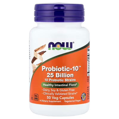 Now Foods Probiotic-10 25 Billion 50 Veg Cap