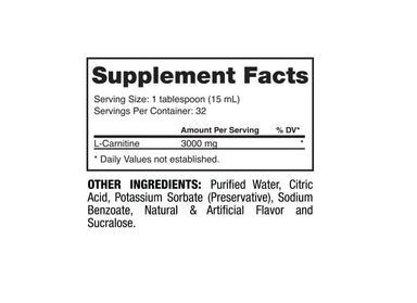 Dragon Pharma L-Carnitina 3000 32 Servicios informacion nutricional