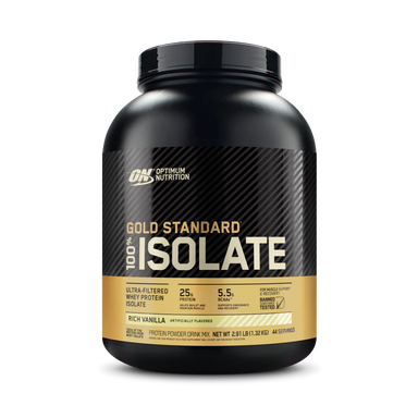 Optimum Nutrition Proteina Gold Standard 100% Isolate 3 Lbs chocolate vainilla