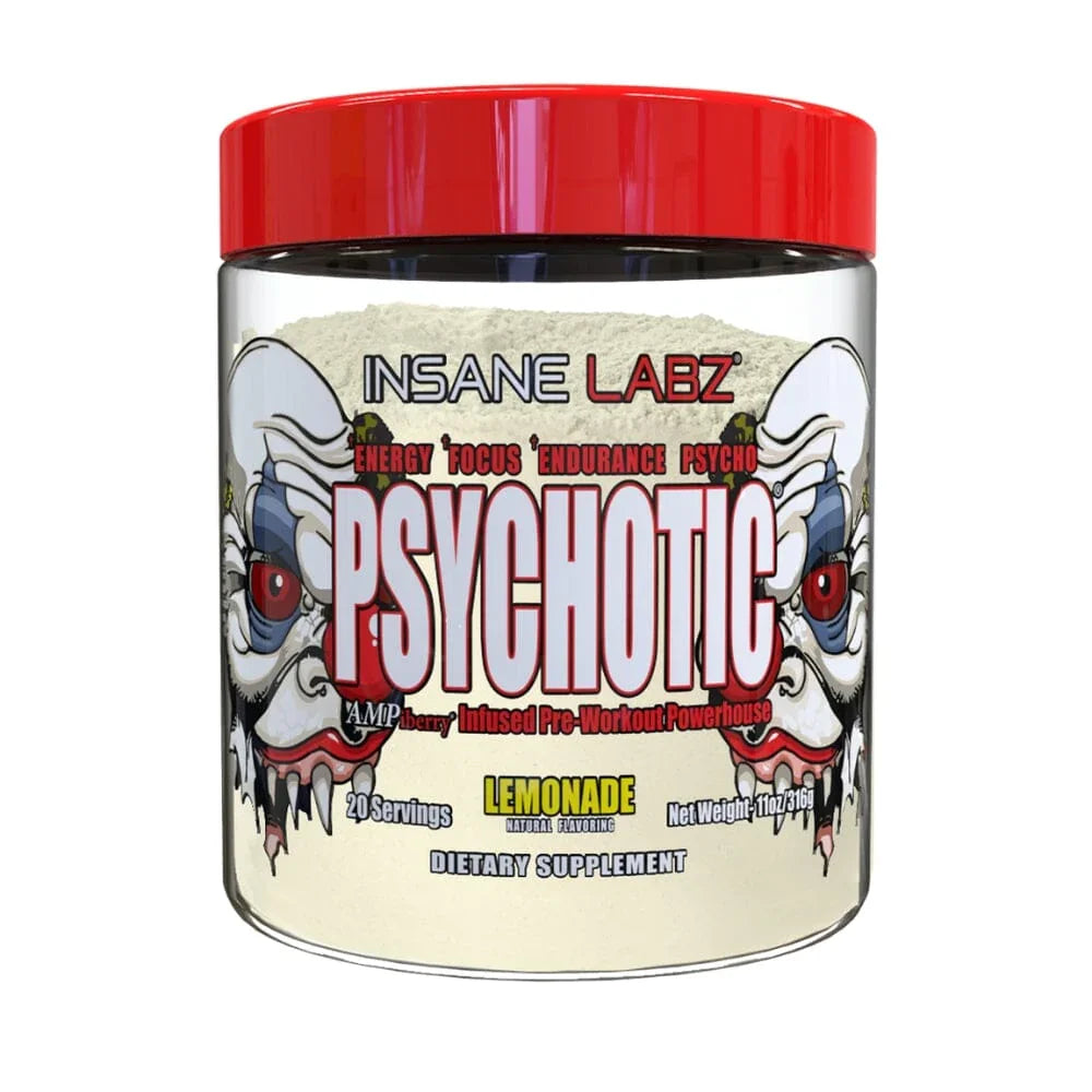 Insane Psychotic Clear 20 Servicios Pre entreno limonada