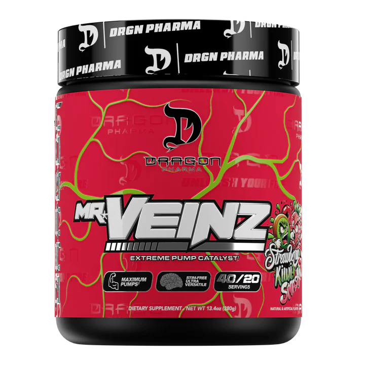 Dragon Pharma Mr. Veinz Pre Entreno 40 Porciones strawberry kiwi