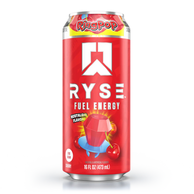Ryse Fuel Energy Drink 12 Pack Ring Pop Sabor Cherry