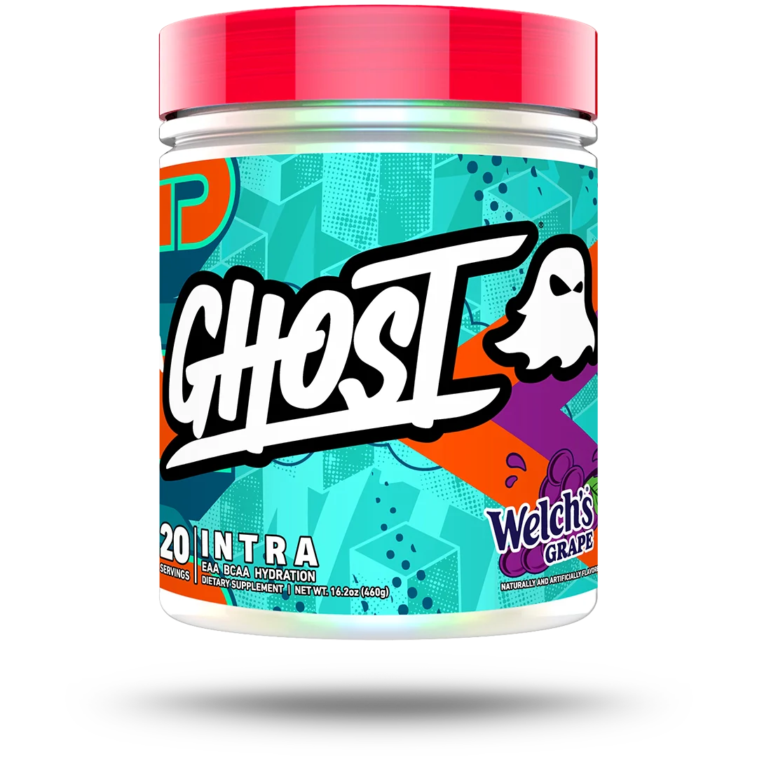 Ghost Intra Eaa Bcaa 20 Servicios. Aminoácidos y Electrolitos Welchs grape