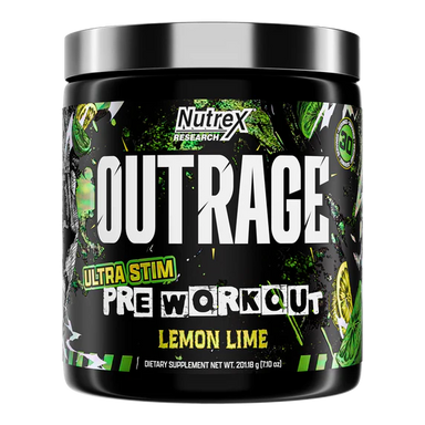 Nutrex Outrage Pre Workout 30 Serv Lemon Lime