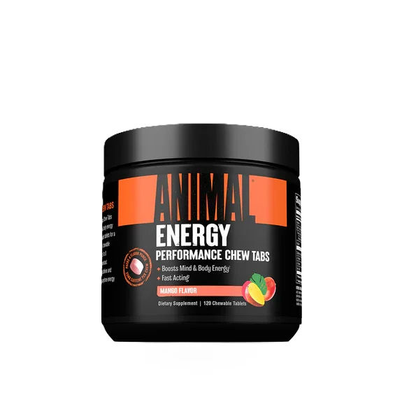 Universal Animal Energy Performance Chews 120 Tabletas Sabor Mango