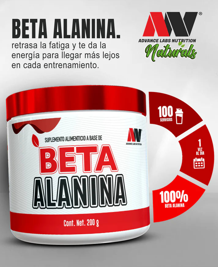 Advance Nutrition Beta Alanina 200g 100 Serv Portada 3
