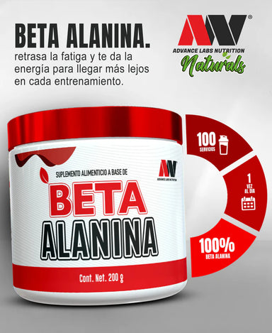 Advance Nutrition Beta Alanina 200g 100 Serv Portada 3
