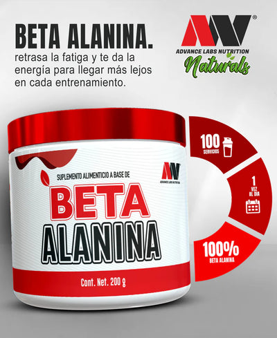 Advance Nutrition Beta Alanina 200g 100 Serv Portada 3