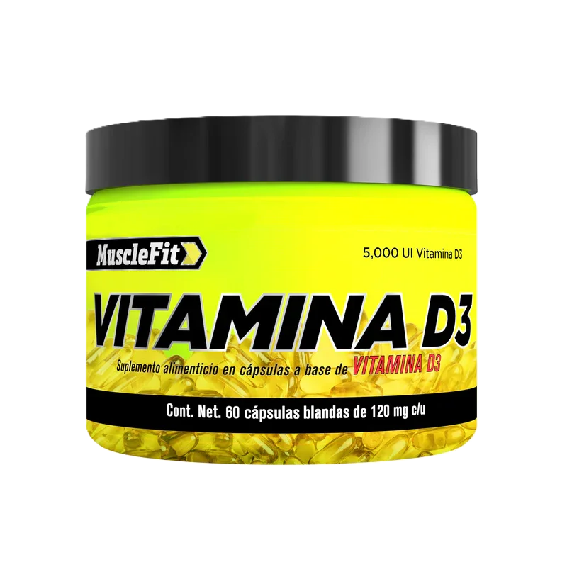 Musclefit Vitamina D3 60 capsulas