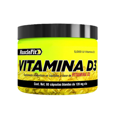 Musclefit Vitamina D3 60 capsulas