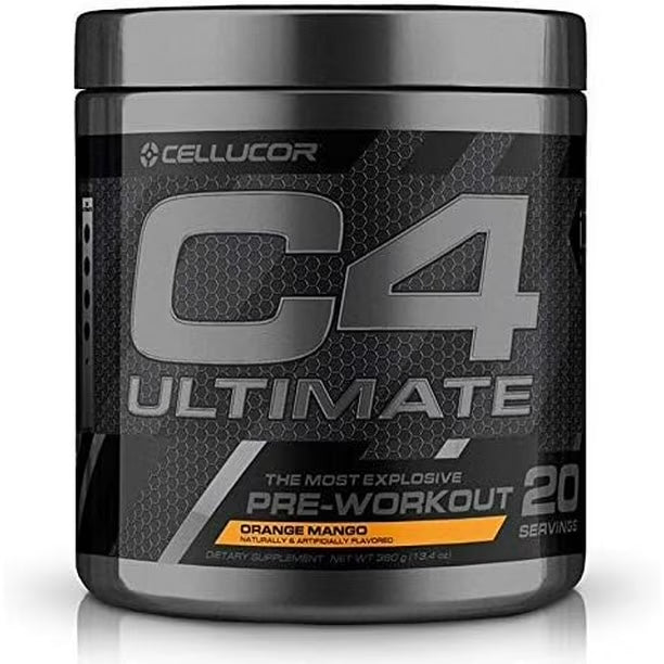 Cellucor C4 Ultimate Pre Entreno 20 servicios 320gr orange mango