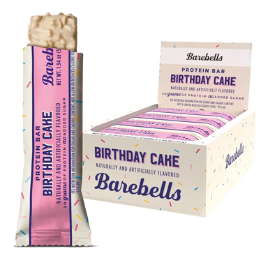 Barebells Barras de Proteina Caja 12pz Birthday cake