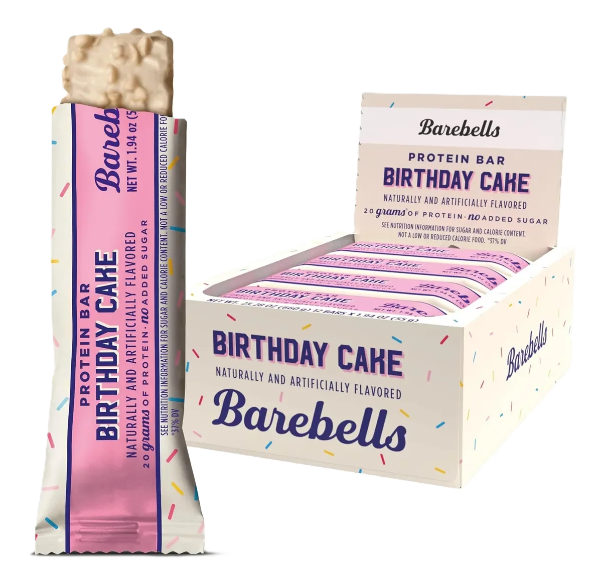 Barebells Barras de Proteina Caja 12pz Birthday cake