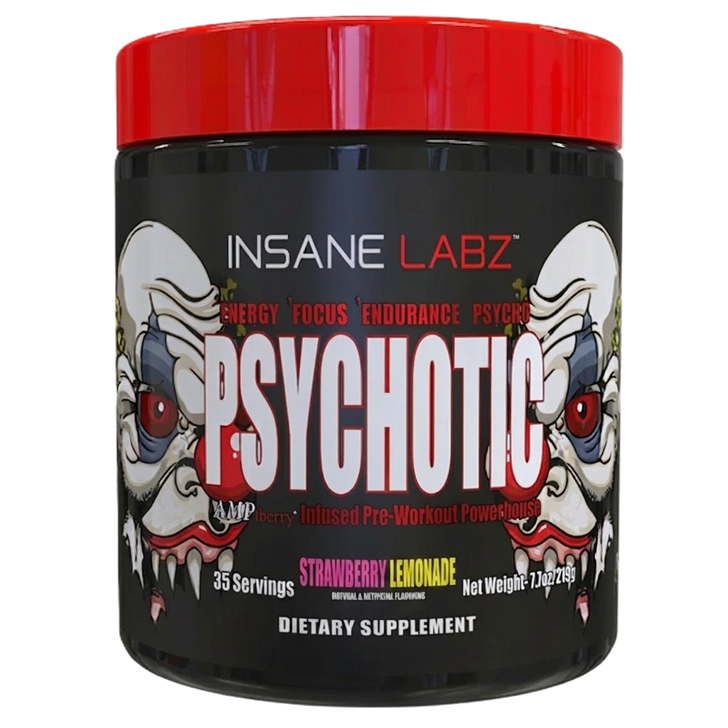 Insane Labz Psychotic Blend Pre Entreno 35 Servicios strawberry lemonade