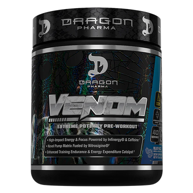 Dragon Pharma Venom Pre Entreno 40 Servicios mora azul