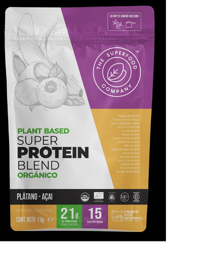 THE SUPERFOOD COMPANY SUPER PROTEIN BLEND 1KG 27 SERV