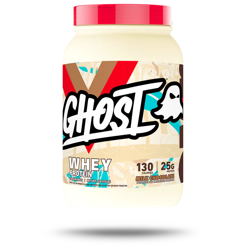 Proteina Ghost Whey 2Lbs 26 Servicios Finaflex Beta Alanina 150 Servicios milk chocolate