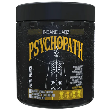 Insane Labz Psychopath Pre Entreno 30 Servicios Fruit punch Portada