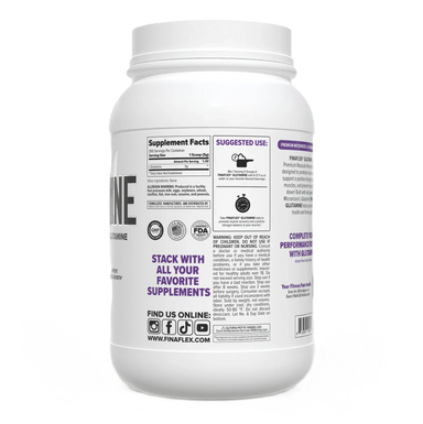 Finaflex Glutamine 1k 200 Servicios informacion nutricional