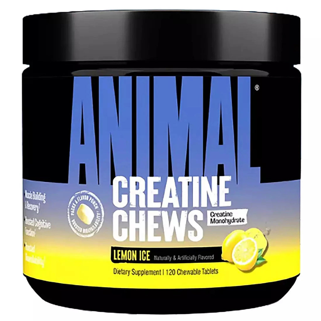 Universal Animal Chews Creatina 120 Capsulas lemon ice