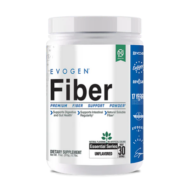 Evogen Fiber Polvo de Fibra Premium 30 Servicios Sin Sabor Portada