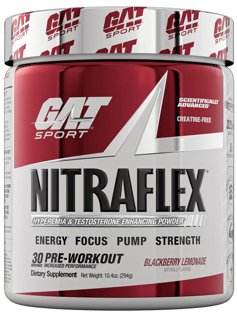 GAT Sport Nitraflex Advance Pre Entreno 30 Servicios blackberry lemonade