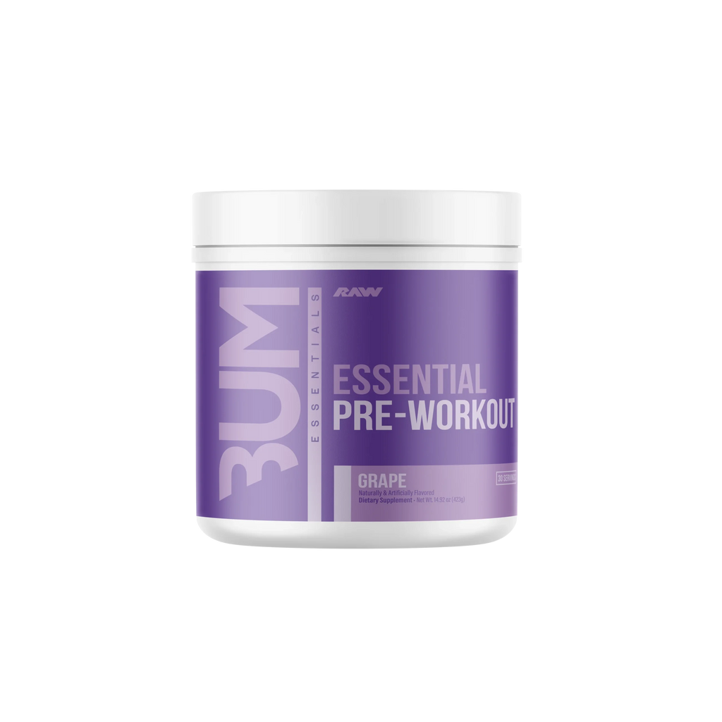 Raw Nutrition Bum Essentials Pre Entreno 30 Servicios Grape