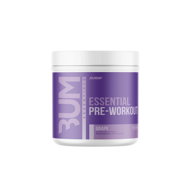 Raw Nutrition Bum Essentials Pre Entreno 30 Servicios Grape