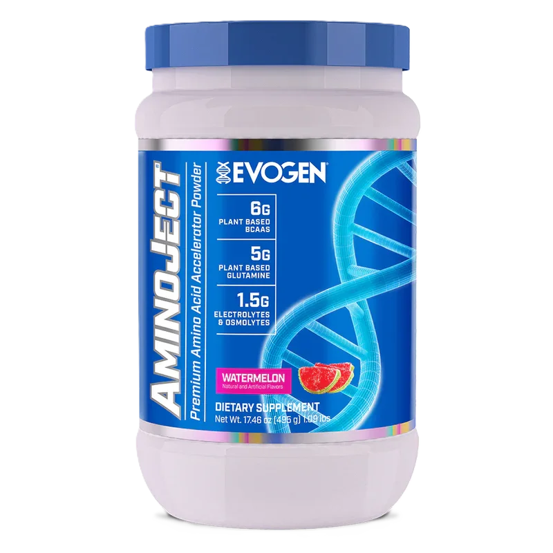 Evogen Aminoject 30 Servicios. Aminoácidos fresa sandia