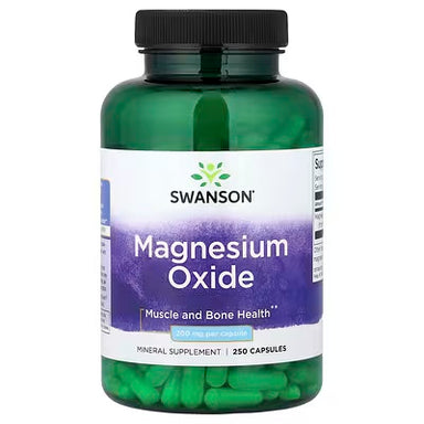 Swanson Magnesium Oxide 250 Capsulas