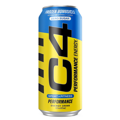 Cellucor c4 energy drink zero azucar 16 oz (12 latas) frozenbomsicle