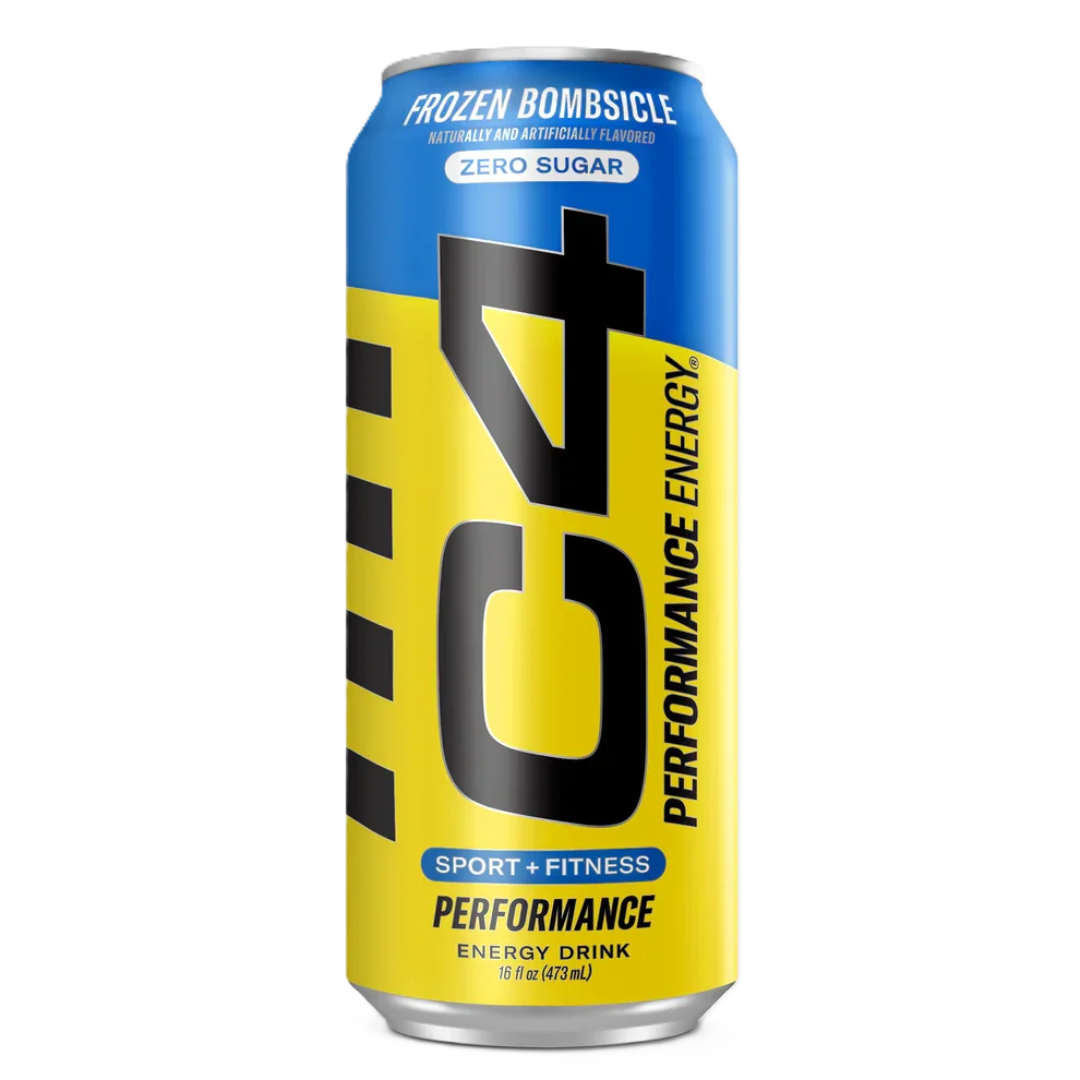 Cellucor c4 energy drink zero azucar 16 oz (12 latas) frozenbomsicle
