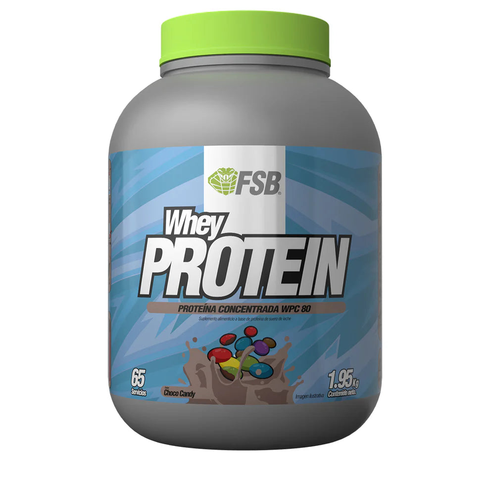 FSB Whey Proteina 1.95 Kg 65 Servicios Choco Candy