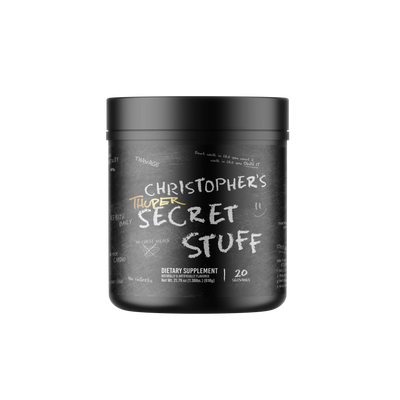 Raw Nutrition Thuper Chistopher Secrete Stuff Pre Entreno 20 Servicios
