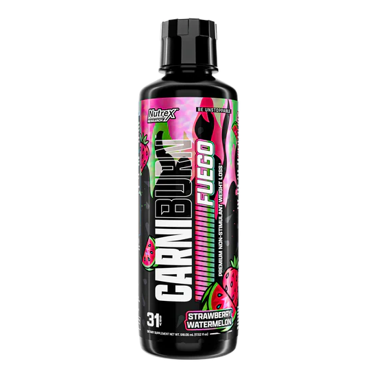Nutrex Research Carniburn Fuego Non-Stim 31 Servicios Strawberry Watermelon Portada