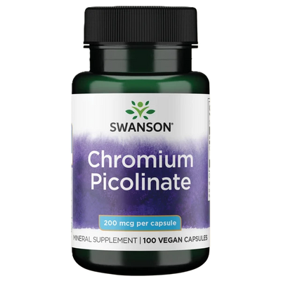 SWANSON CHROMIUM PICOLINATE 60 CAPS