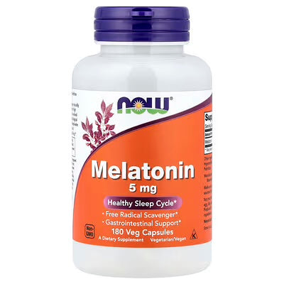 Now Foods Melatonin 5Mg 180 Veg Cap