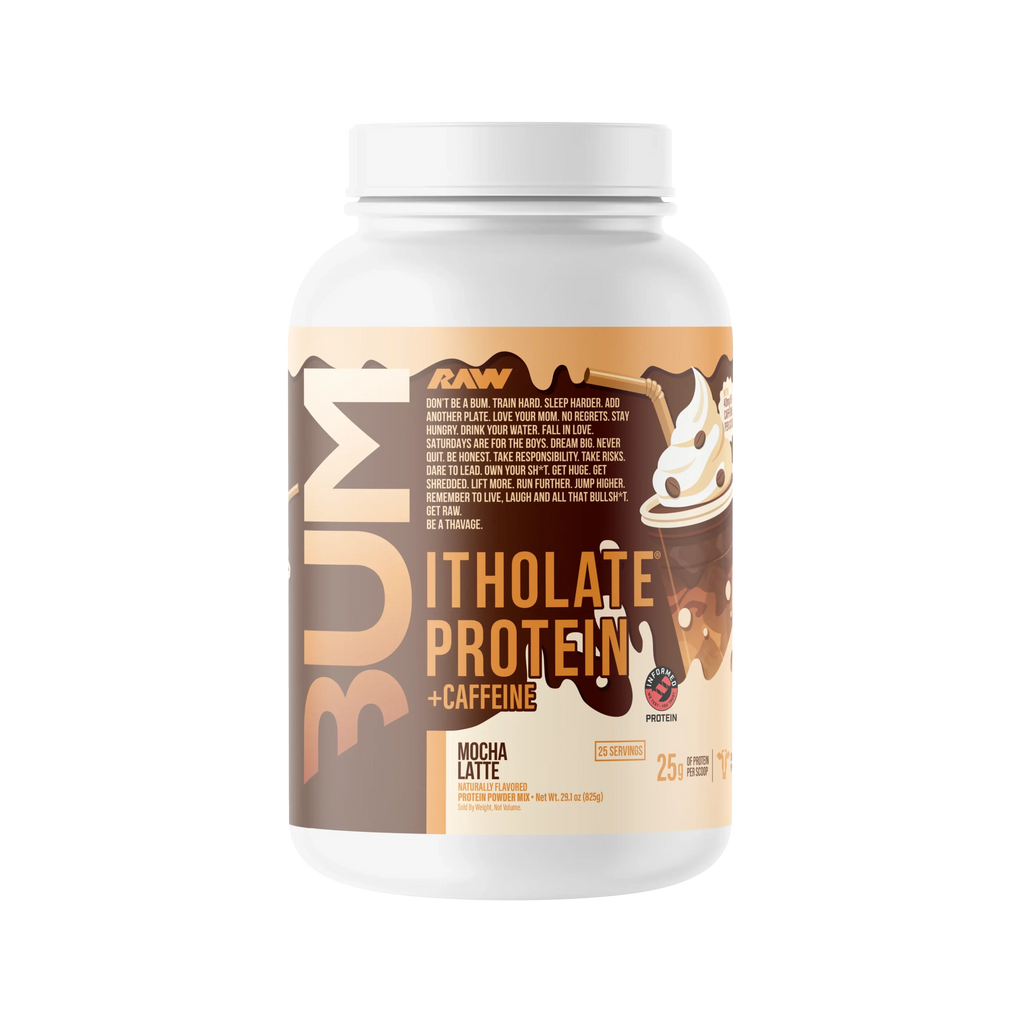 Raw Nutrition Proteina Bum Itholate Protein 1.9 Lbs 25 Servicios mocha latte