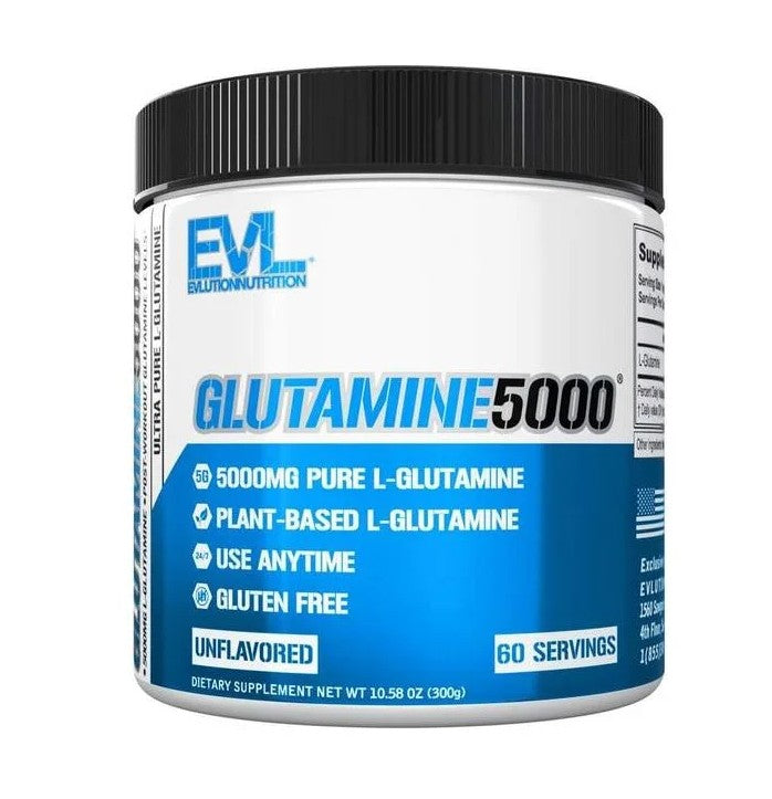 Evlution Nutrition Glutamina 5000 300g 60 Servicios