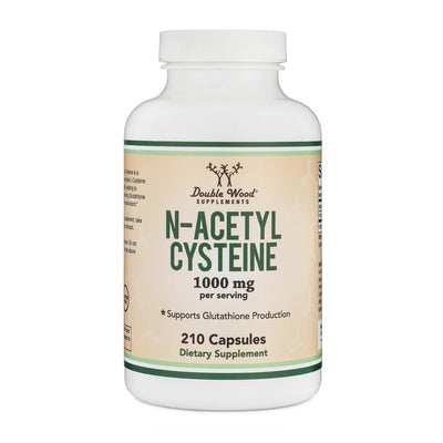 Double Wood NAC (N-acetilcisteína) 1000mg 210 Capsulas