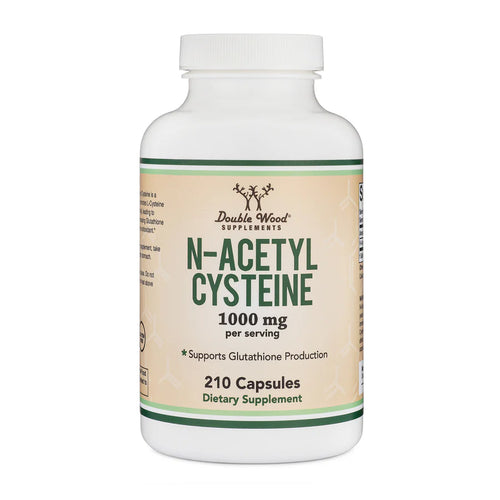 Double Wood NAC (N-acetilcisteína) 1000mg 210 Capsulas