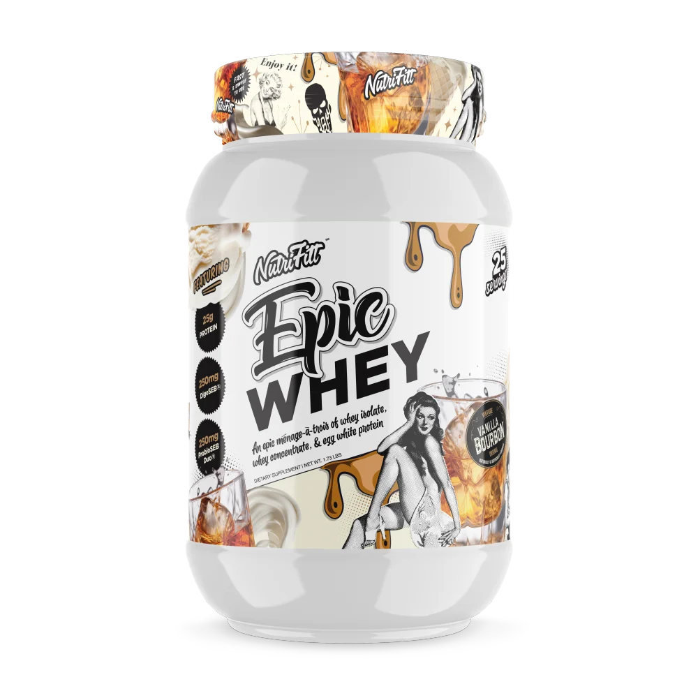 Nutrifitt epic whey 1.73lbrs 25servicios Proteina Nutrifitt epic whey 1.73lbrs 25servicios vainilla bourbon