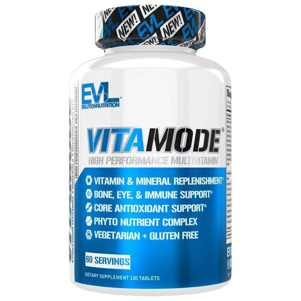 Evlution Nutrition Multivitamínico VitaMode 120 tabletas 60 servicios