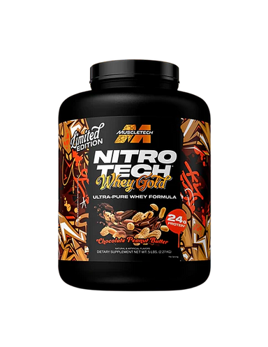 Muscletech Nitrotech Whey Gold 70 servicios 5 libras chocolate peanut butter