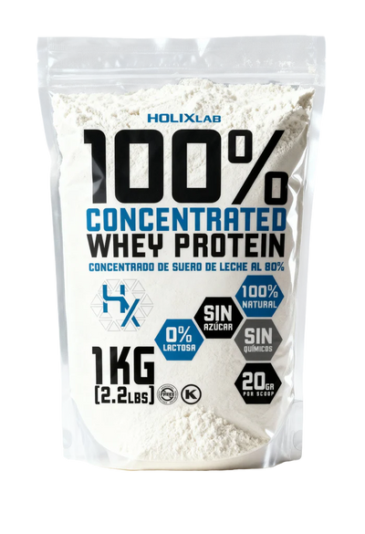 Holix Lab Proteina 100% Concentrated Whey Protein 2.2 libras Sin Sabor