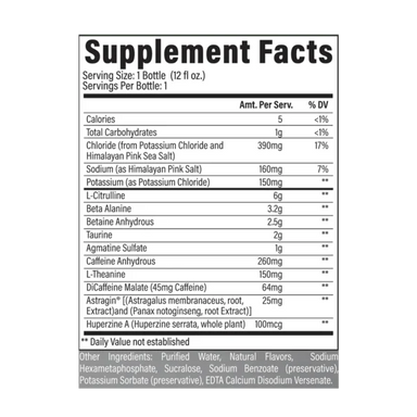 Raw Nutrition Thavage Drink Pre Entreno 12oz 12 Pack