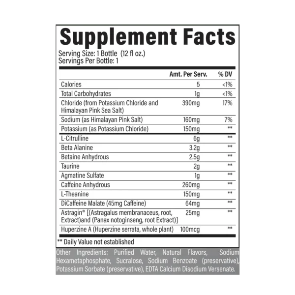 Raw Nutrition Thavage Drink Pre Entreno 12oz 12 Pack
