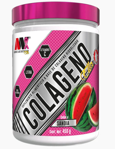 Advance Nutrition Colageno Hidrolizado Ella Con Vitamina C Y Acido Hialurónico 450g Sandia
