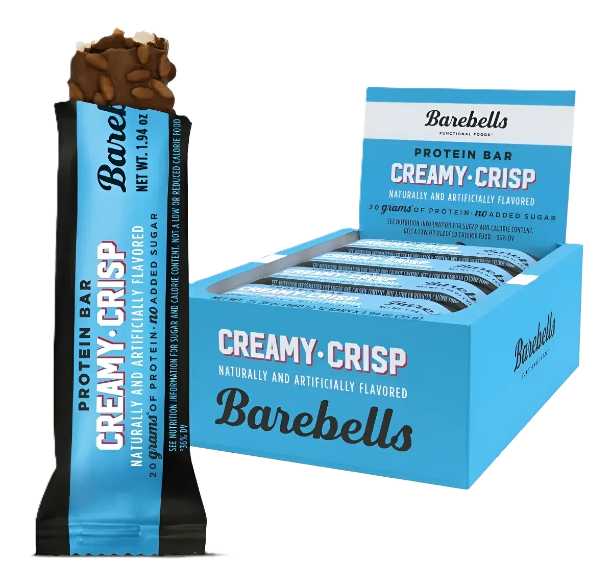 Barebells Barras de Proteina Caja 12pz Creamy Crisp Portada
